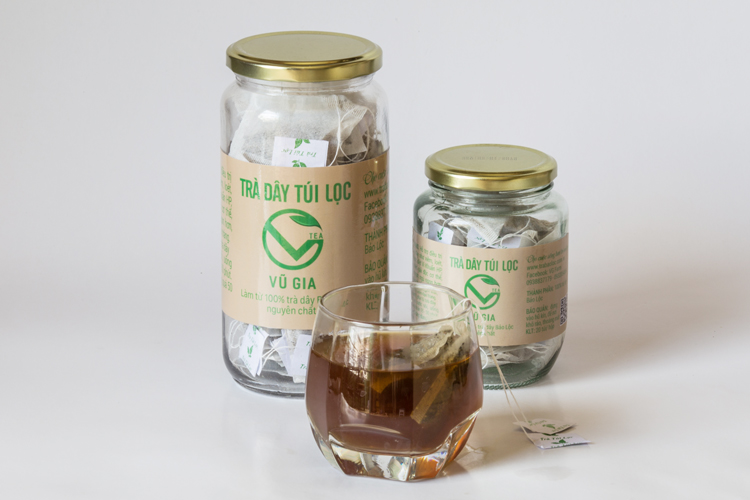 Trà Dây Túi Lọc Nguyên Chất Bảo Lộc Vũ Gia (30gói/ hộp) - Điều trị bệnh đau dạ dày, hỗ trợ tiêu hóa, ăn ngon miệng và ngủ sâu giấc.