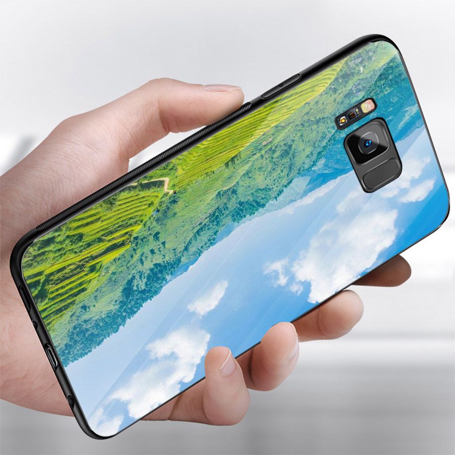 Ốp kính cường lực cho điện thoại Samsung Galaxy S8 - Quê Hương MS QHUONG020