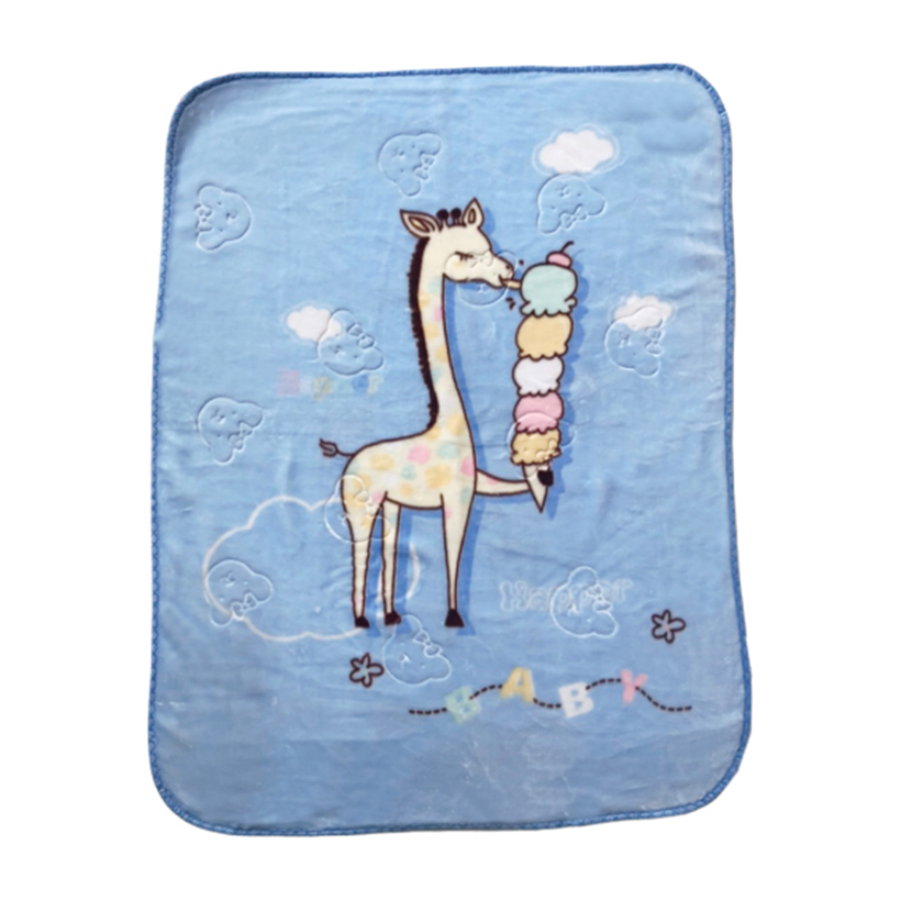 Chăn lông tuyết hai mặt cho bé