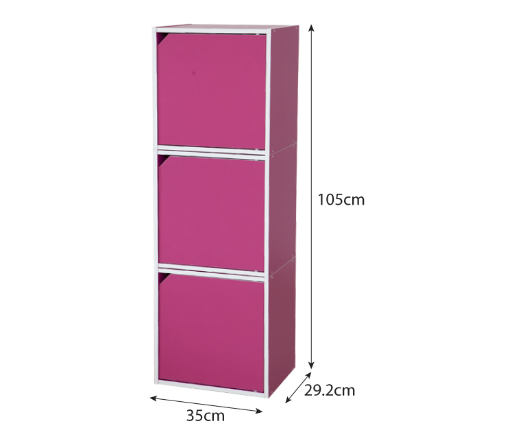 Bộ 3 Kệ Hộc Trang Trí Modulo home Modulo Home Kubo 1024-M