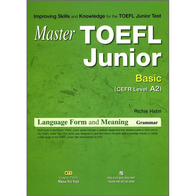 Master Toefl Junior Cefr Intermedicate Level A2 Không Cd