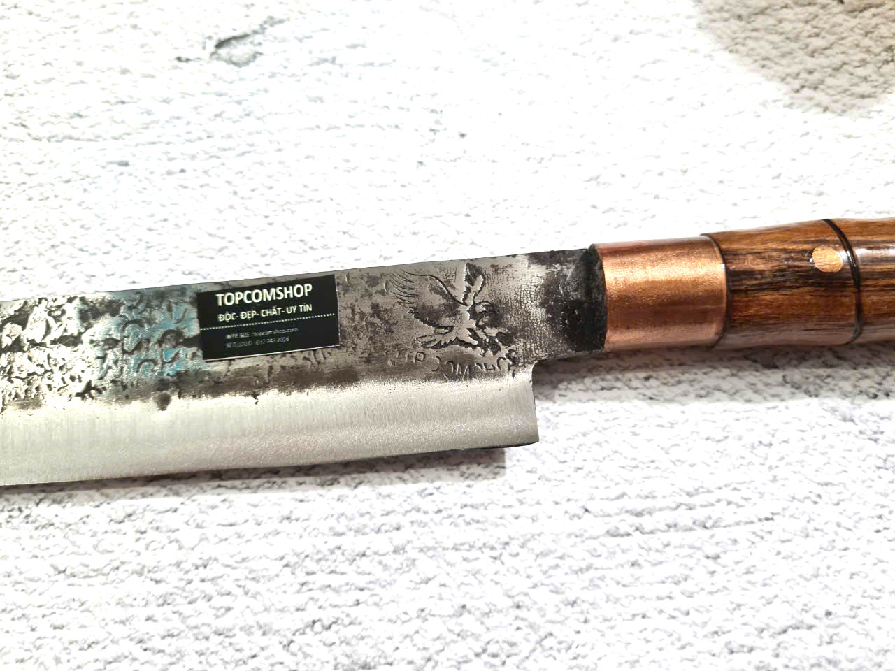 DAO BẾP SASHIMI MẶT HOA VĂN MÃ N4