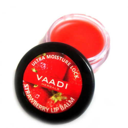 Son dưỡng môi dâu tây Vaadi Herbals Strawberry Lip Balm