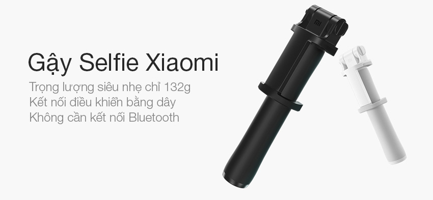 Gậy chụp ảnh selfie Xiaomi (Wired Remote Shutter) - Phiên bản Trung Quốc - Hàng Chính Hãng