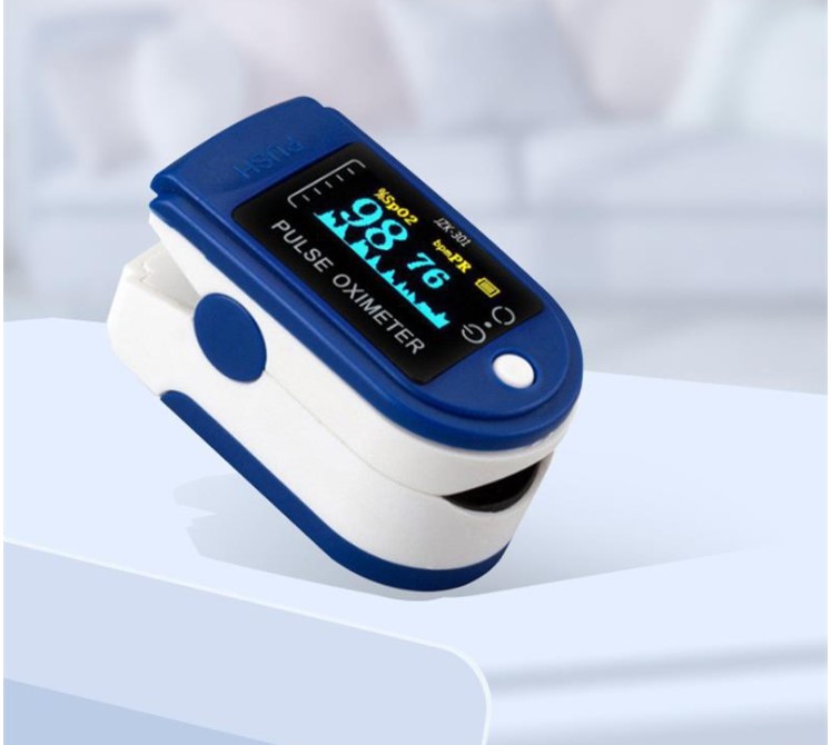 Máy đo nồng độ oxy trong máu và đo nhịp tim SPO2 Kẹp ngón tay, dái tai hoặc ngón chân tại nhà 1