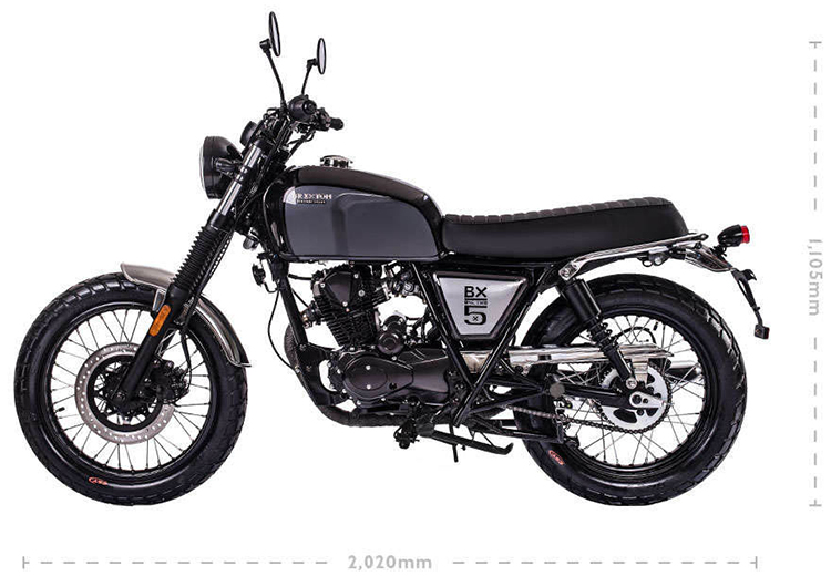Xe Brixton Classic BX125 (Xanh dương)