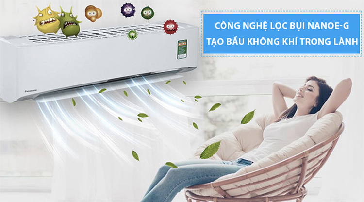Máy Lạnh Inverter Panasonic CU/CS-U9TKH-8 (1.0 HP) - Hàng chính hãng 