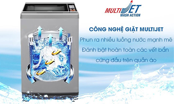 Máy Giặt Cửa Trên Aqua AQW-S80CT-H2 (8kg) - Hàng Chính Hãng