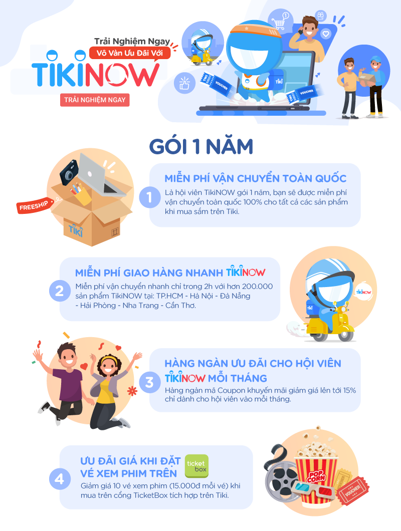 Gói Hội Viên TikiWOW 1 Năm