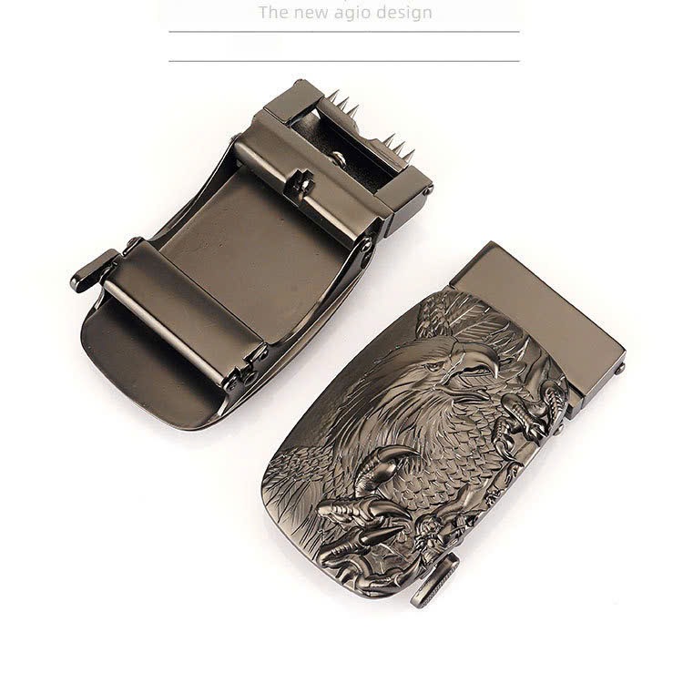 Dây nịt nam cao cấp, thắt lưng nam thời trang khóa tự động dây da bền đẹp mẫu HOT