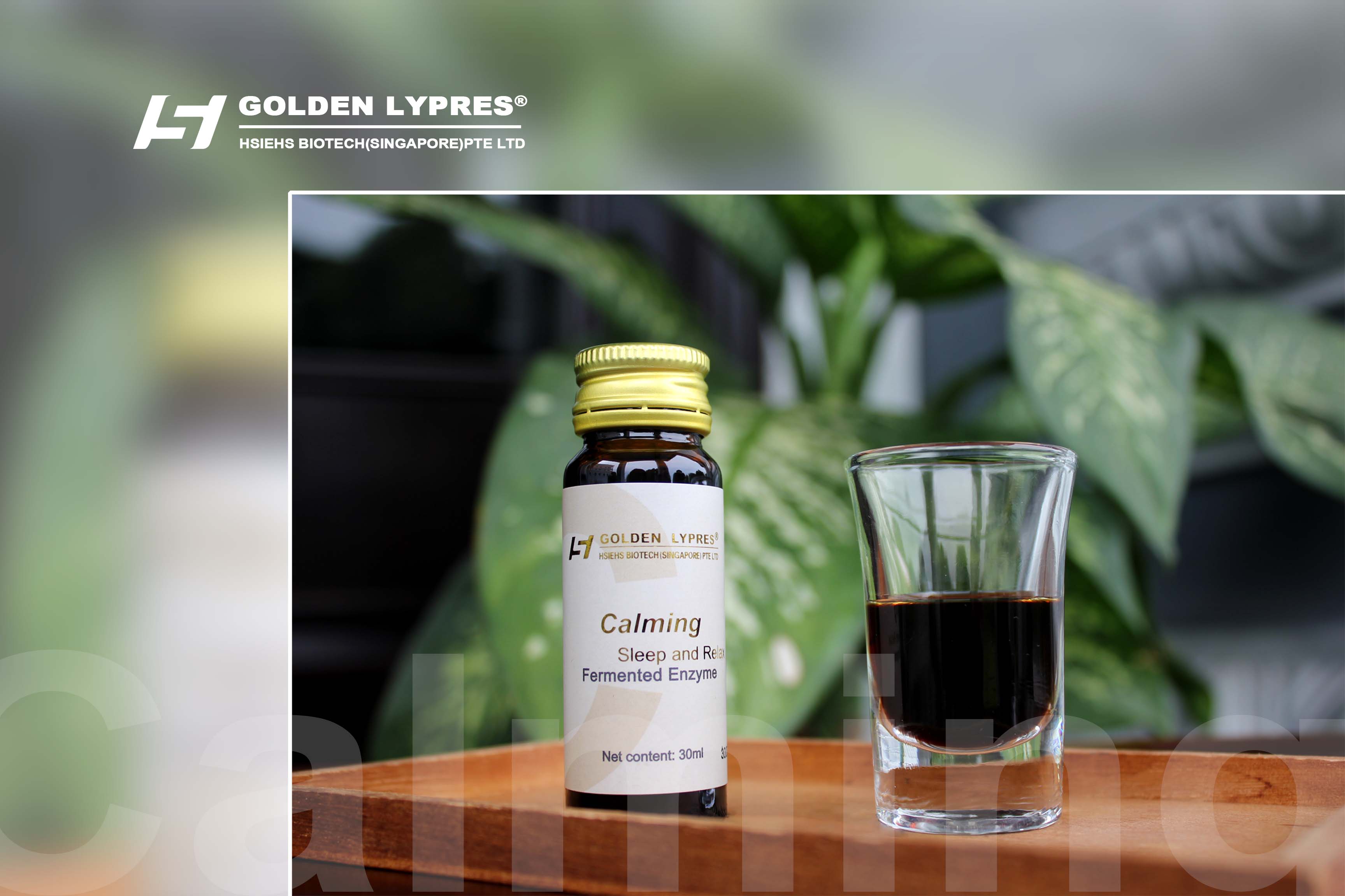 golden lypres calming. sleep and relax fermented enzyme 1