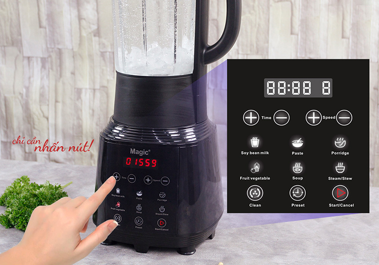 Máy Làm Sữa Hạt Đa Năng Magic A-96 (800W - 1.75 Lít) - Hàng Chính Hãng