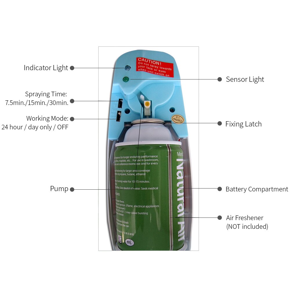 Máy Xịt Tinh Dầu Làm Sạch Không Khí Tự Động