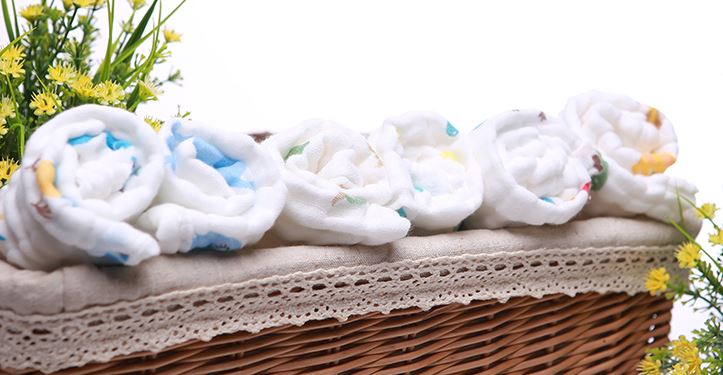 Bộ Khăn Gạc Sơ Sinh Sáu Lớp (30 x 30 cm) (6 Khăn)