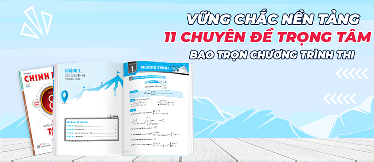 Combo 2 Cuốn: Chinh Phục Toàn Diện Môn Toán Kỳ Thi Vào 10