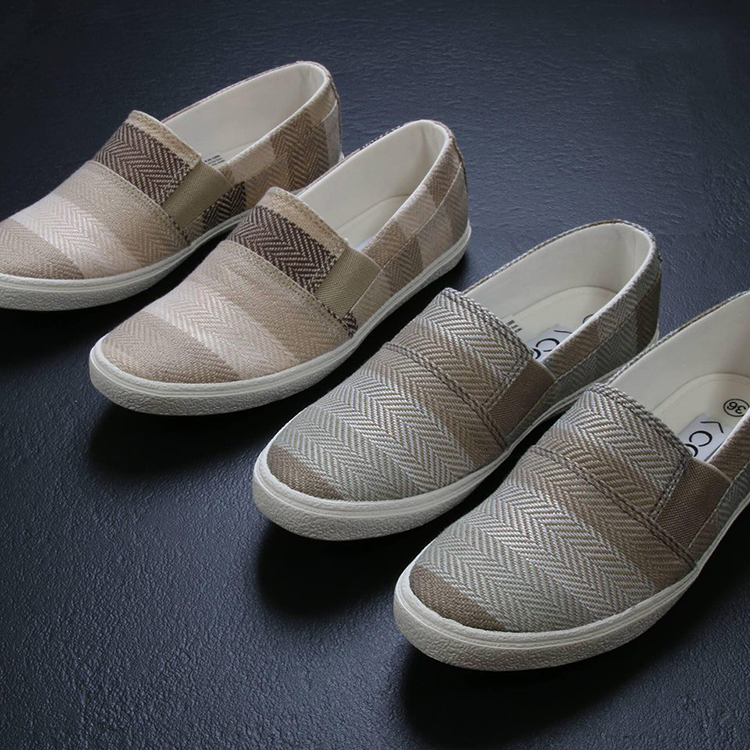 Giày Lười Nữ Cox Shoes Siliver/Brown 21