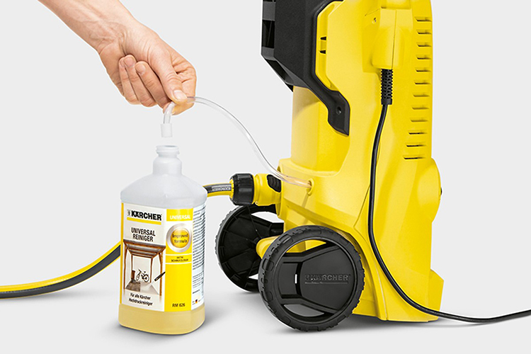 Combo Máy Phun Rửa Áp Lực Cao Karcher K 2 Full Control Và Bộ Đầu Chà Và Bình Xịt 9.653-139.0