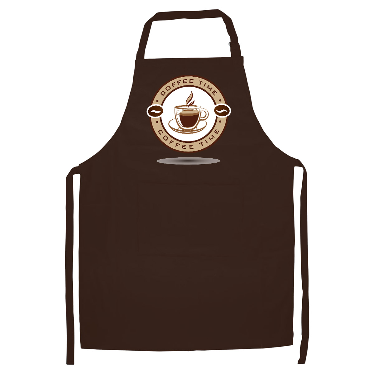 Tạp Dề Làm Bếp In Hình Coffee time - ACQDA013