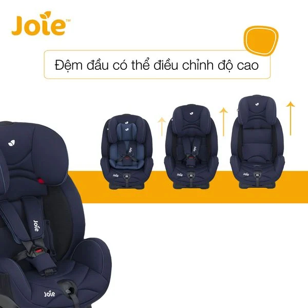Ghế ngồi ôtô cho bé Joie Stages Coal dành cho bé từ sơ sinh đến 7 tuổi