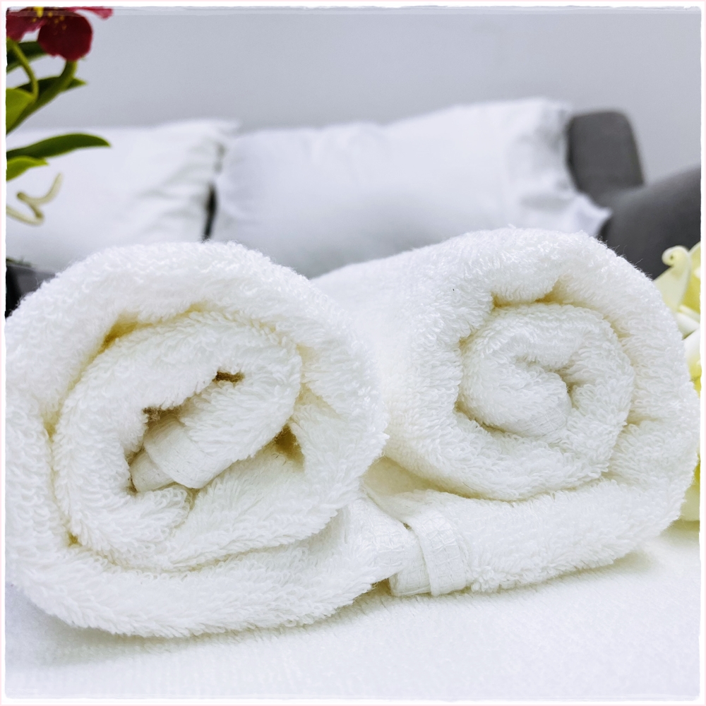 Khăn mặt cotton CHU MY – Sạch, mềm, trắng chuẩn 5 sao, thấm hút vượt trội (34x70cm)
