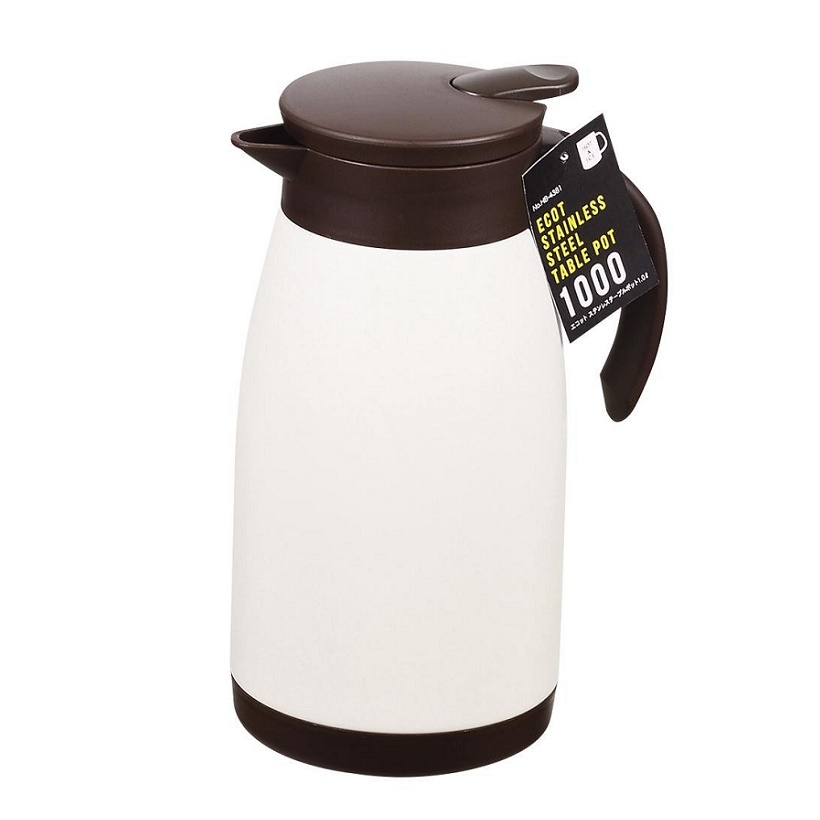 Bình giữ nhiệt Inox Pearl Metal màu trắng kem - Nội địa Nhật Bản