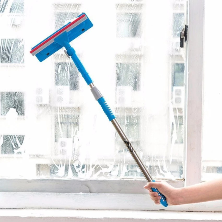 Cây Lau Kính Kéo Dài 2 trong 1 - (70 cm - 100 cm) giao màu ngẫu nhiên