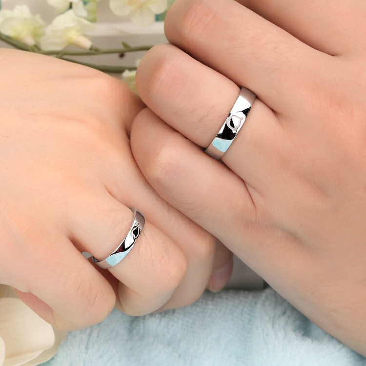 Nhẫn Đôi Bạc Hiểu Minh Nguyện Ước - NC352