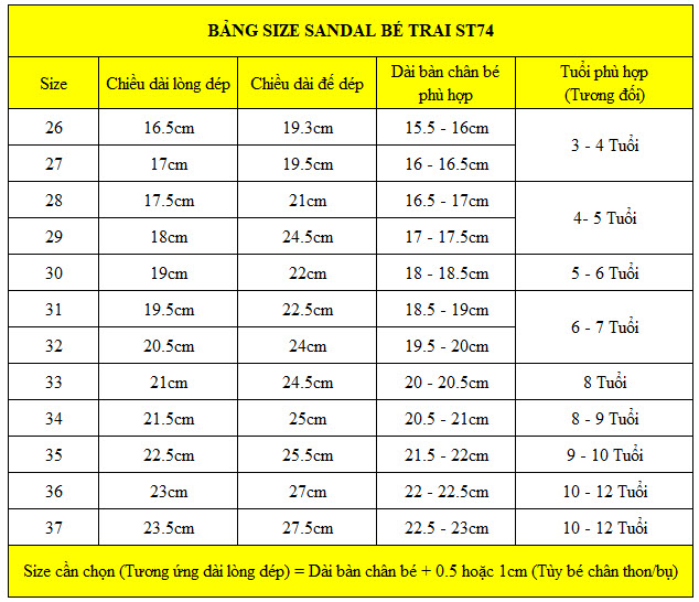 Sandal bé trai Việt Nam Xuất Khẩu - Xăng đan đi học cho bé trai học sinh nam tiểu trung học quai ngang nhẹ êm kháng khuẩn chống trơn trượt phong cách Hàn Quốc 3, 4, 5, 6, 7, 8, 9, 10, 12 tuổi ST74