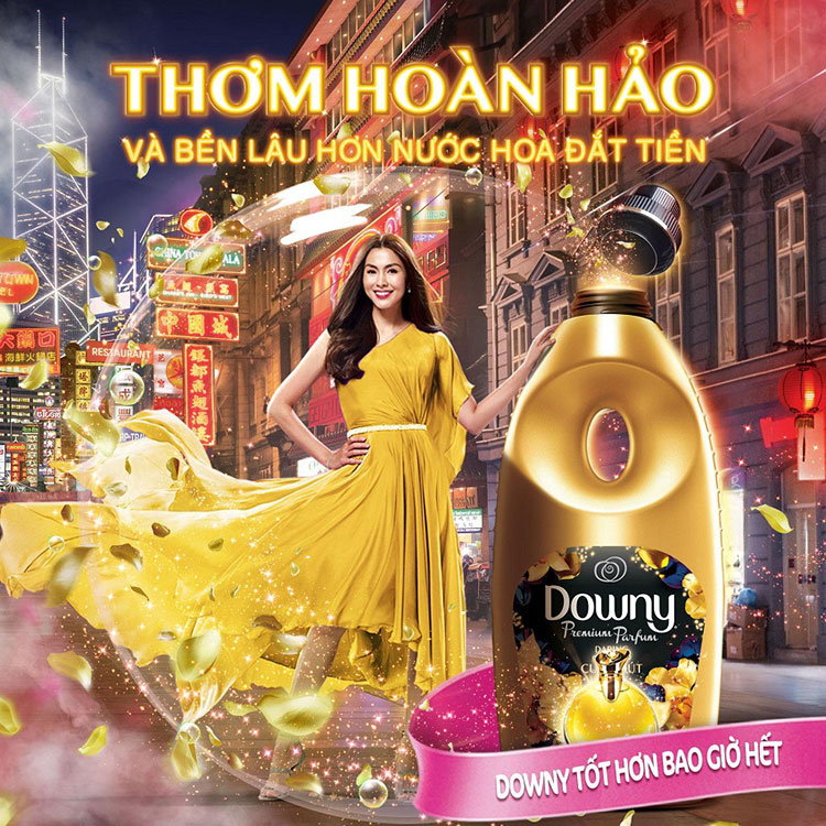 Nước Xả Vải Downy Cuốn Hút Chai 800ml