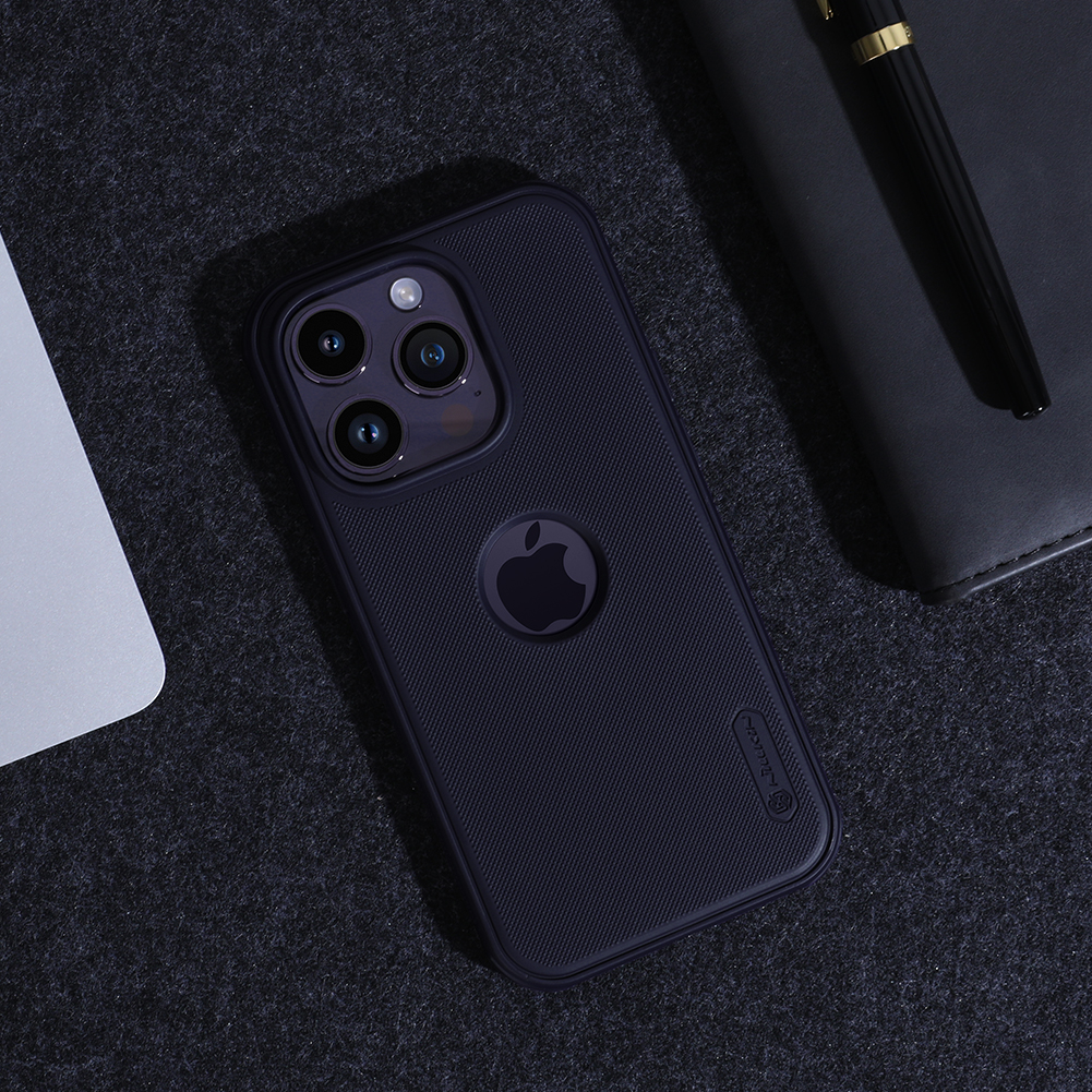 Ốp Lưng cho iPhone 14 / 14 Plus / 14 Pro / 14 Pro Max Nillkin Super Frosted Shield Pro Case (Có phần cắt LOGO) - Hàng Chính Hãng
