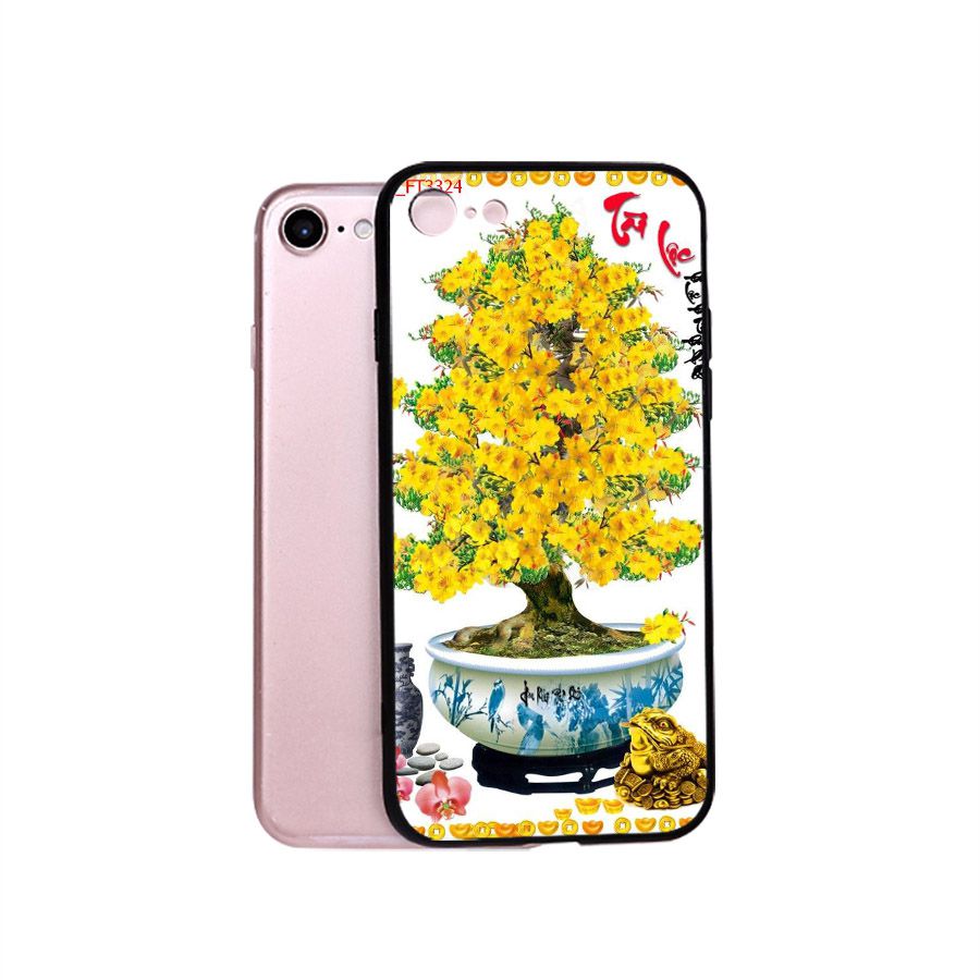 Ốp điện thoại dành cho máy iPhone 5/5s/se - Tranh Mai Đào MS MDAO029