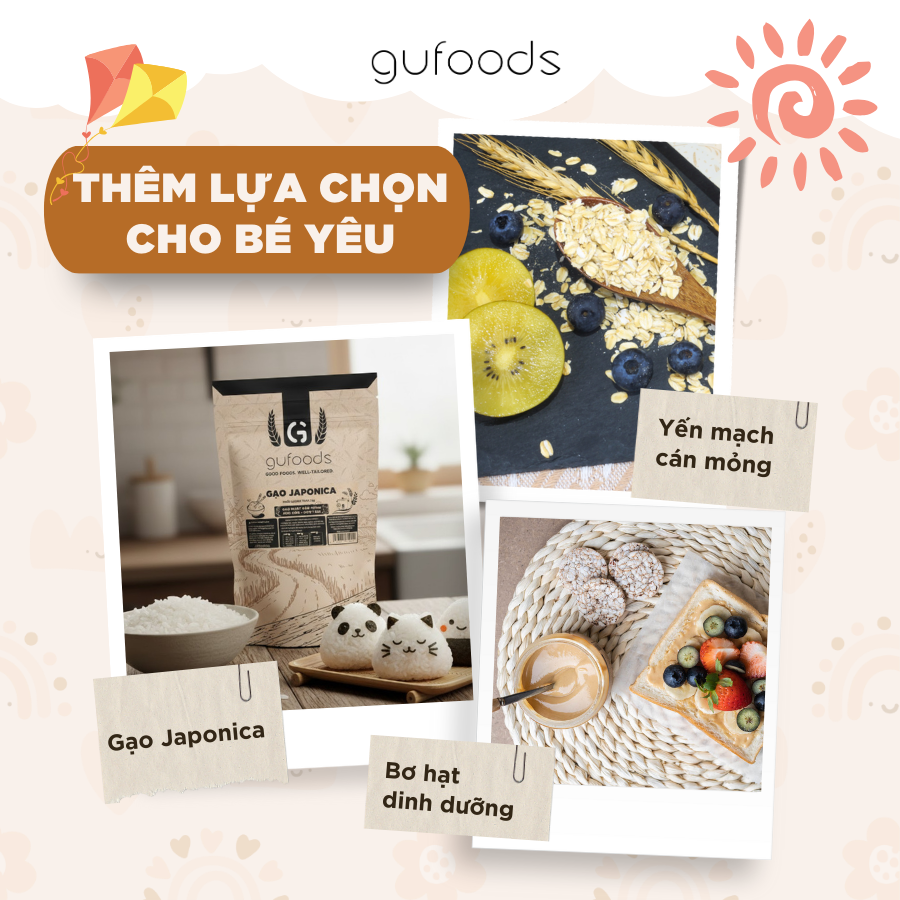 Snack gạo lứt ngũ cốc nguyên hạt GUfoods - Không chiên dầu, Đa dạng hương vị, Thanh đạm, Lành mạnh, Phù hợp Eat clean, Ăn vặt healthy, Tiện lợi, Thuần chay