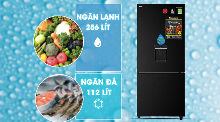 Tủ lạnh Inverter Panasonic NR-BX410WKVN (368L)- Hàng chính hãng - Chỉ giao tại Hà Nội