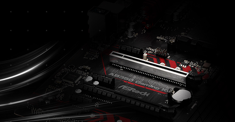 Bo Mạch Chủ Mainboard ASRock AB350 Gaming K4 Socket AM4 - Hàng Chính Hãng