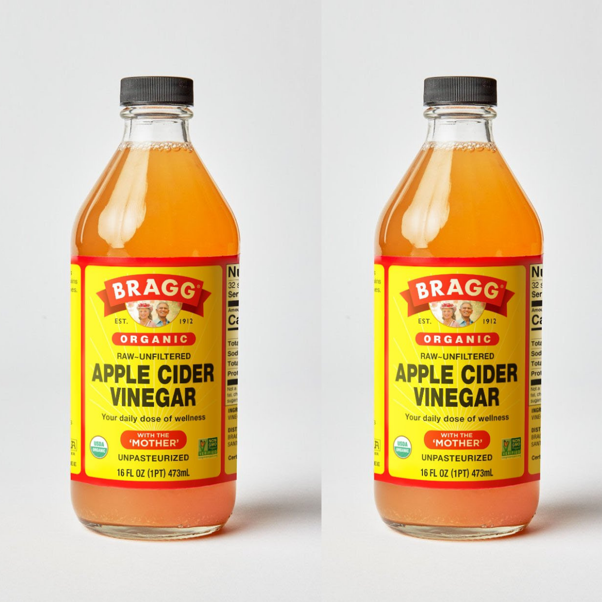 Combo 2 chai giấm táo BRAGG Hữu cơ Nhập khẩu USA chai 473ml siêu tiết kiệm