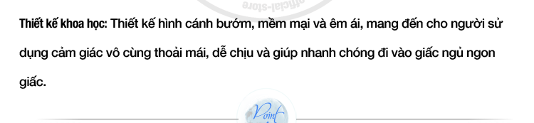 Gối ngủ cao su non HT SYS - Gối cao su non Memory Foam Nhật Bản - Gối giúp ngủ nhanh , chống mỏi vai gáy - Hàng Chính Hãng