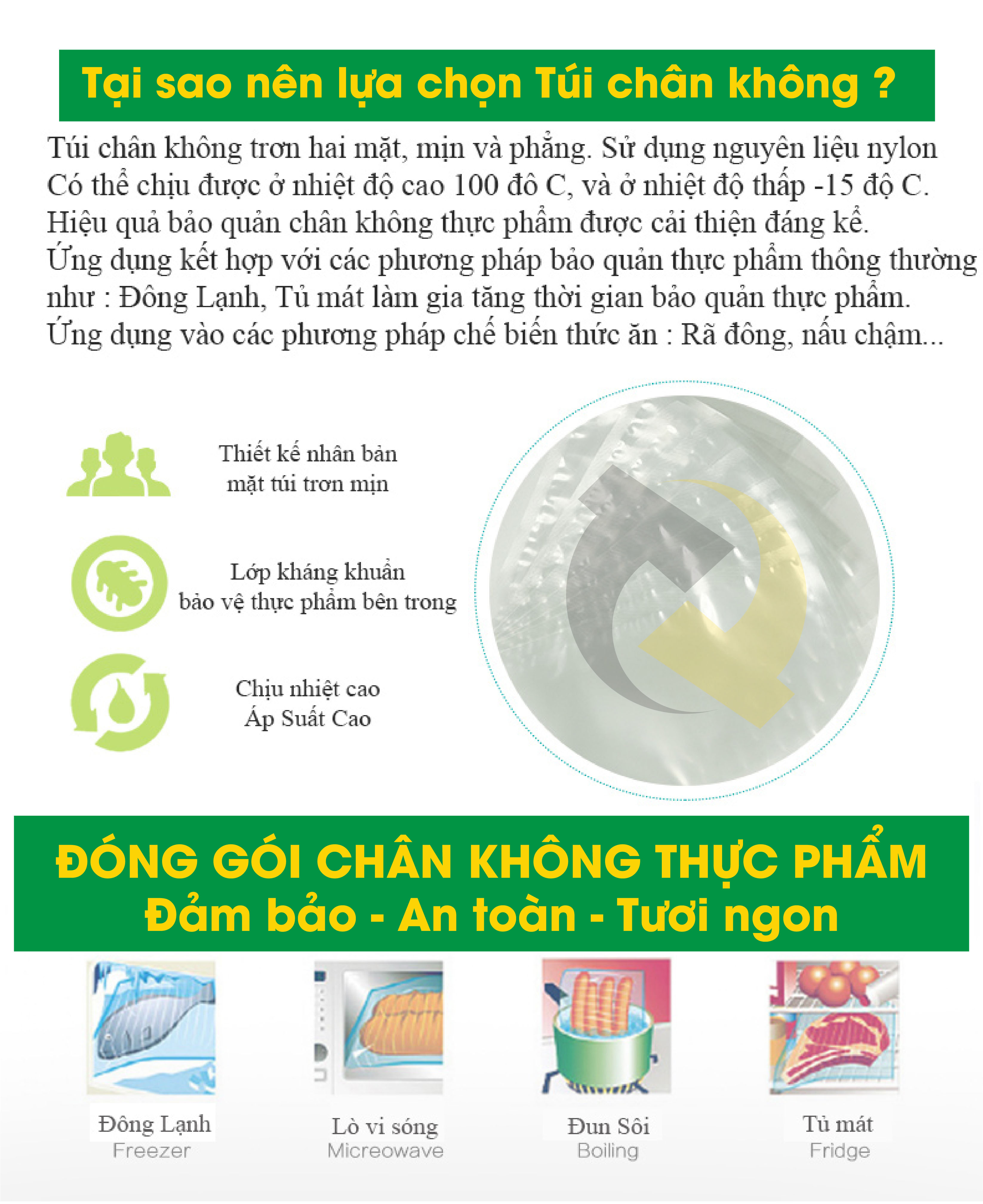 túi hút chân không