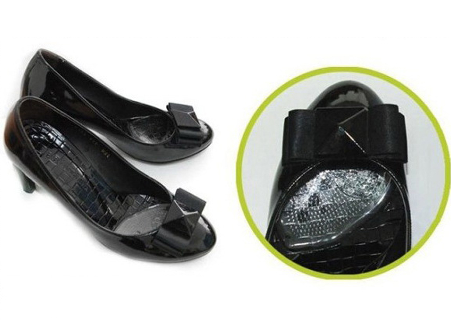 Combo 2 Bộ Miếng Lót Mũi Giày Êm Chân Silicon (Trong Suốt, 4 Miếng Đệm)