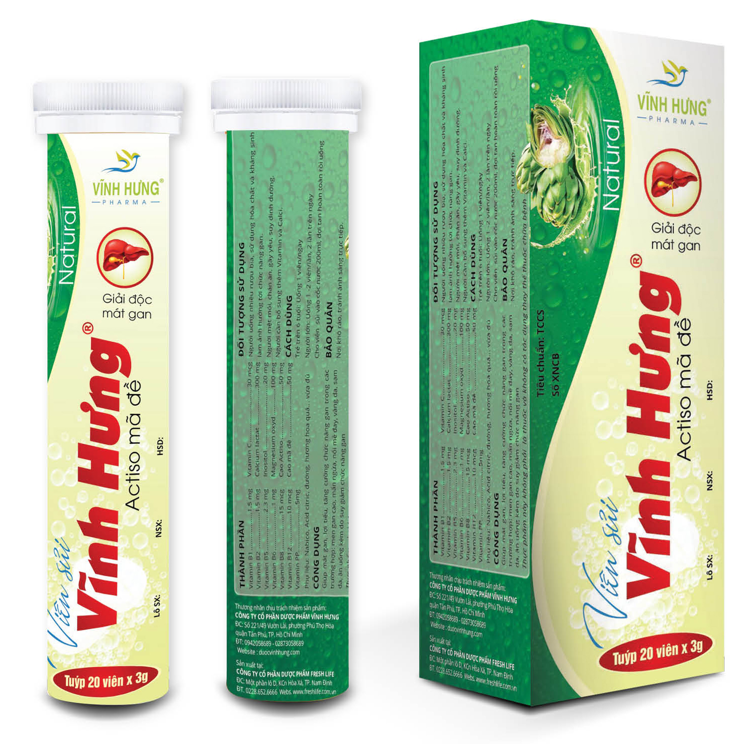 Viên sủi giải độc Gan Vĩnh Hưng