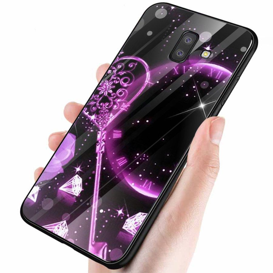 Ốp kính cường lực cho điện thoại Samsung Galaxy J6 - Lung Linh Sắc Màu MS LLSM008