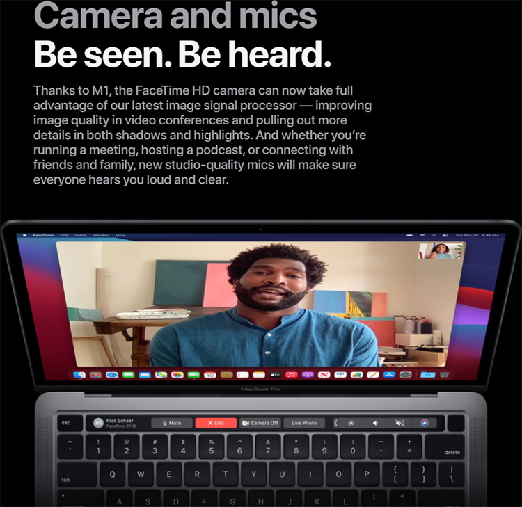 Apple Macbook Pro 2020 M1 - 13 Inchs (Apple M1/ 8GB/ 256GB) - Hàng Nhập Khẩu Chính Hãng