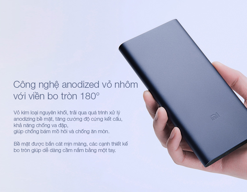 Pin Sạc Dự Phòng Xiaomi Gen 2S Version 2018 10000 mAh 2 Cổng USB Hỗ Trợ QC 3.0 PLM09ZM - Hàng Chính Hãng