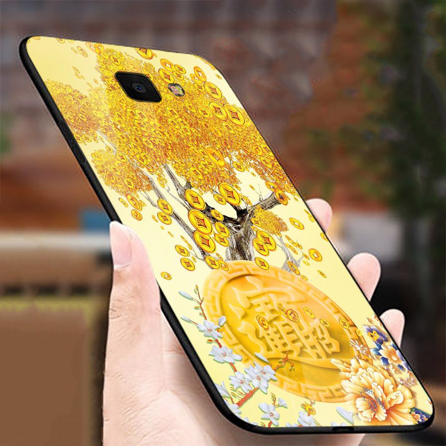 Ốp kính cường lực cho điện thoại Samsung Galaxy A50 - thần tài kim MS TTKIM062