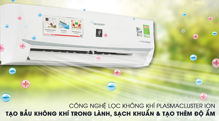 Máy Lạnh Inverter Sharp AH-XP10WMW (1.0HP)