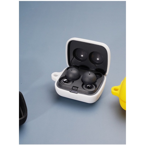 Ốp Case Silicon Dành Cho Sony LinkBuds WF-L900 Kèm Khóa Treo- Hàng Chính Hãng