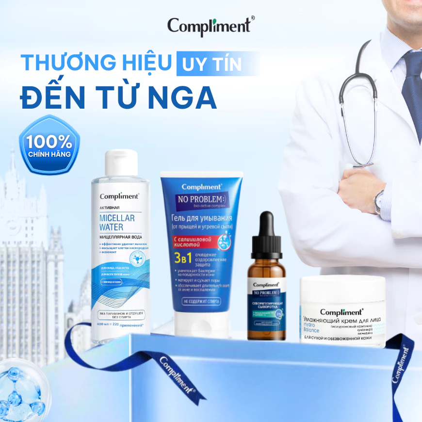 Xịt Khoáng Compliment Revitalizing Cấp Ẩm Tức Thì, Phục Hồi Và Làm Dịu Da Nhạy Cảm 200ml