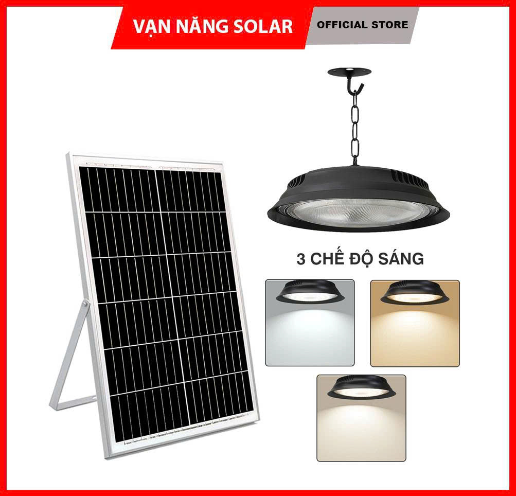 Đèn năng lượng mặt trời gắn trần nhà Vạn Năng Solar
