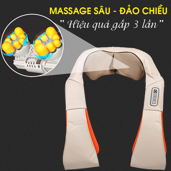 Máy massage vai lưng cổ Shiatsu FUKI FK-N89 2