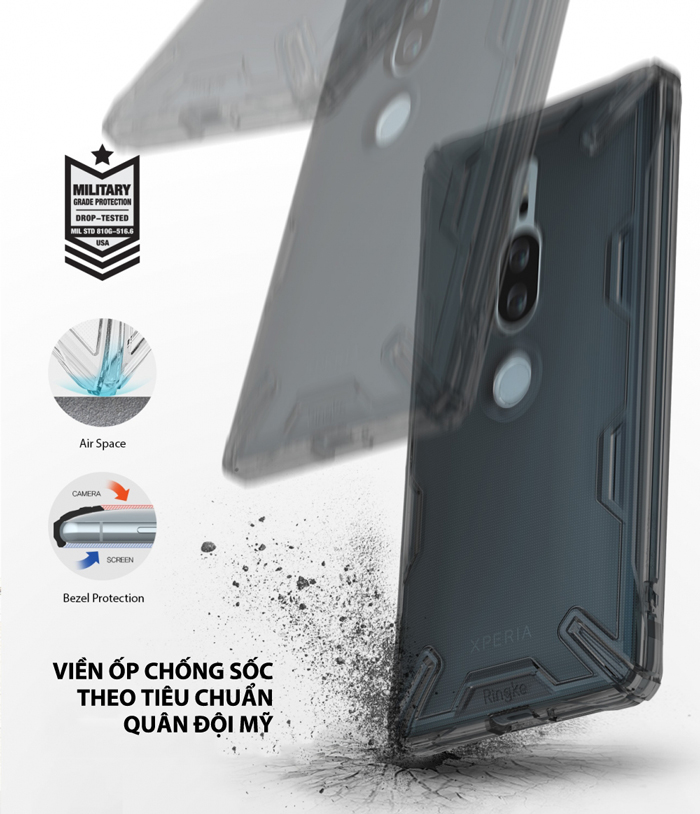 Ốp lưng Sony Xperia XZ2 Premium Ringke Air X