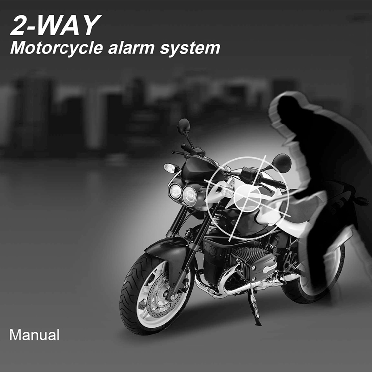 Steelmate 986XO 2 Way Motorcycle Alertor System Remote Engine Start Water Resistant ECU with LCD Transmitter Motorcycle